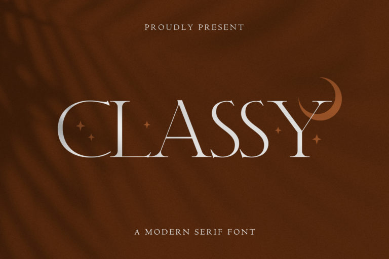 Classy Modern Serif Font Typefactory.co