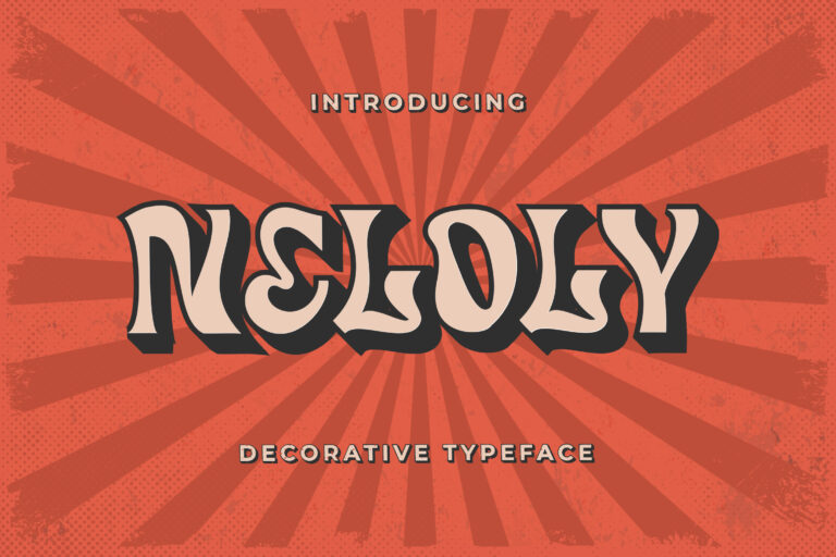 Neloly - Decorative Typeface | Typefactory.co