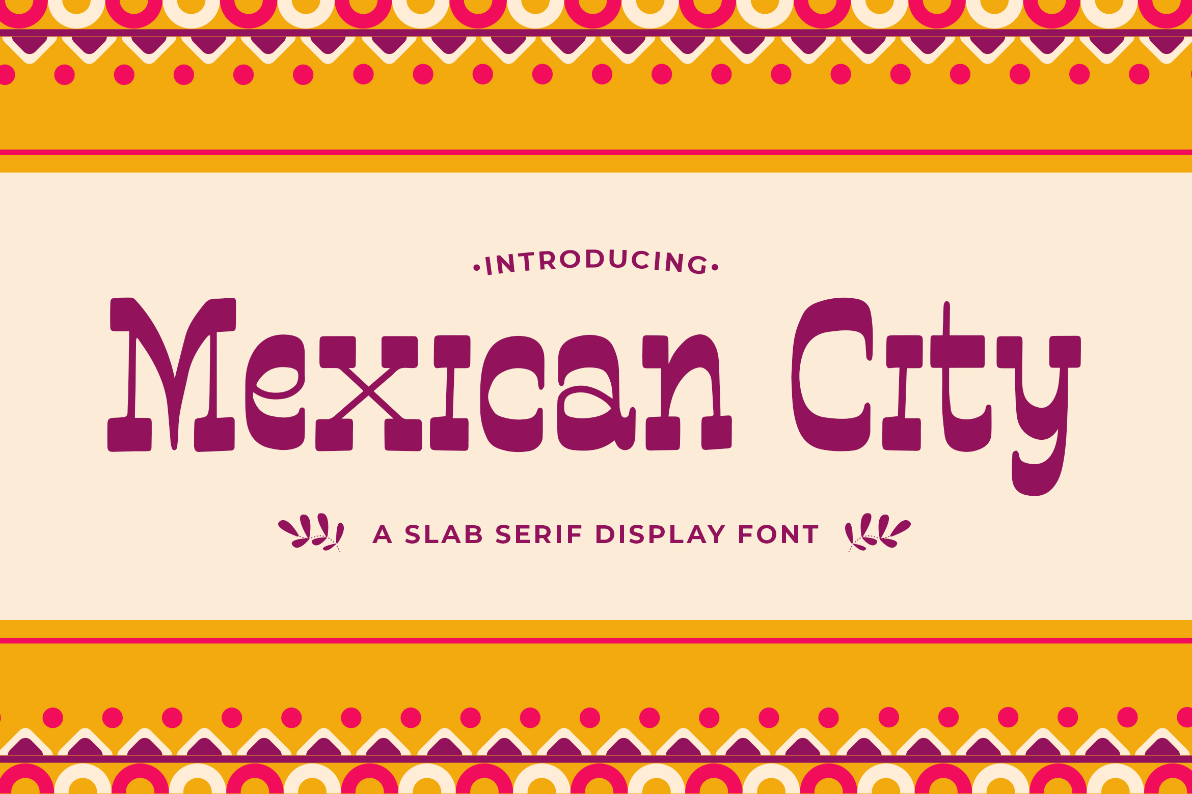 Mexican City – A Slab Serif Display Font ( FREE VERSION ) | Typefactory.co