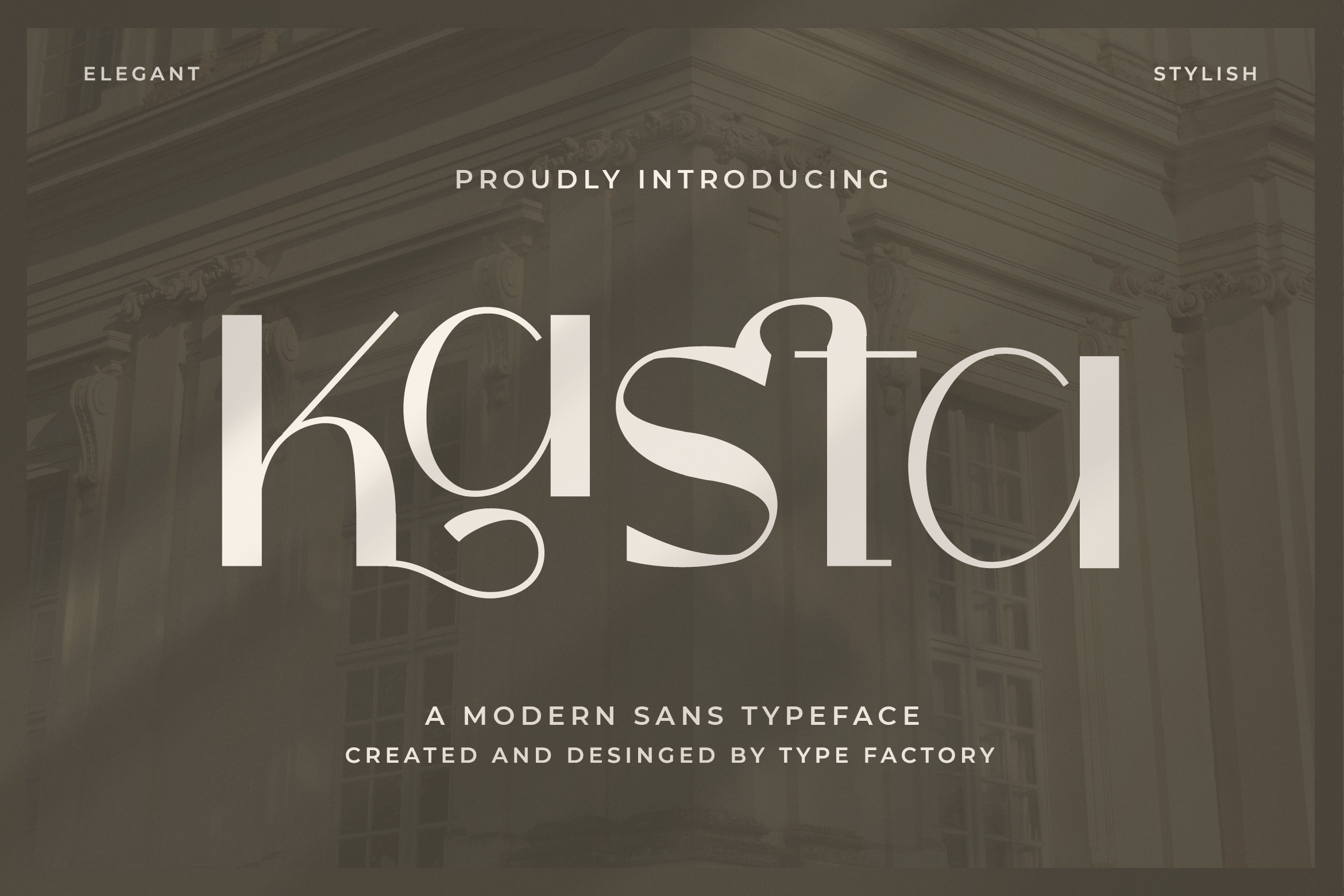 Kasta - A Modern Sans Typeface | Typefactory.co