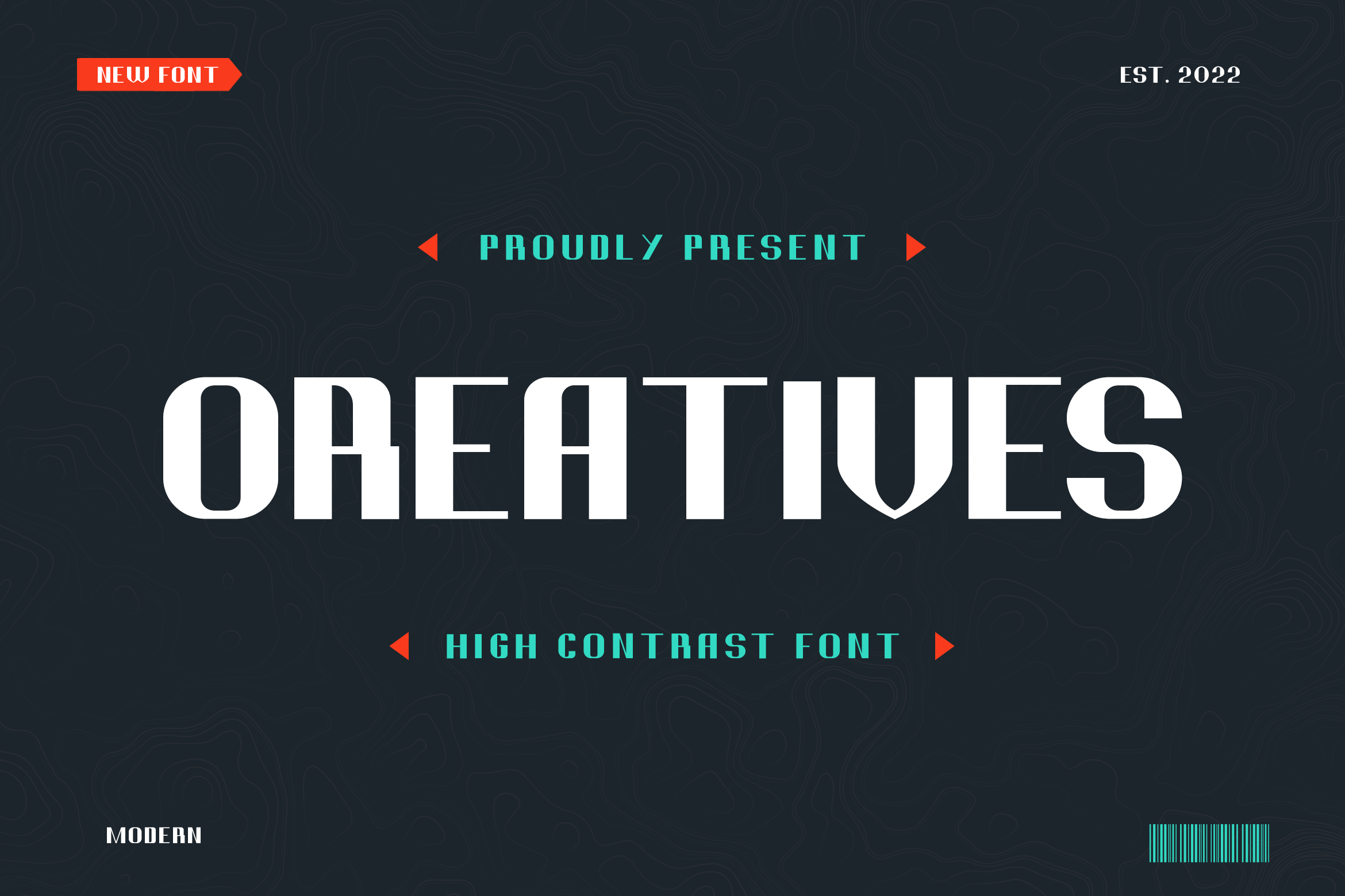 Oreatives - High Contrast Font | Typefactory.co