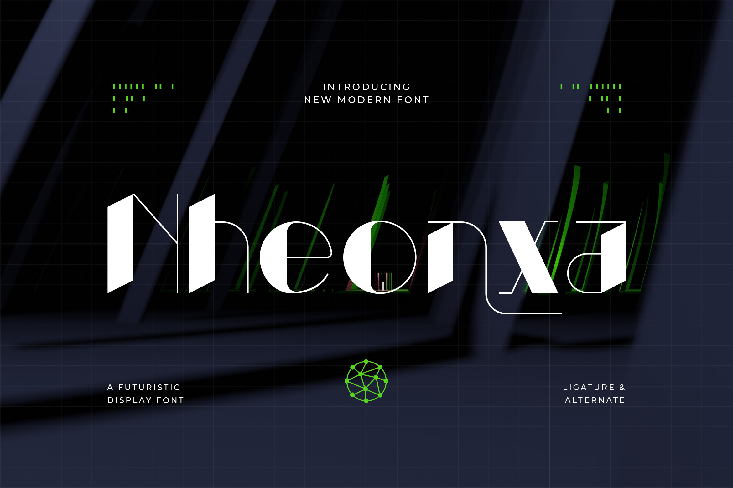 Nheonxa - A Futuristic Display Font | Typefactory.co