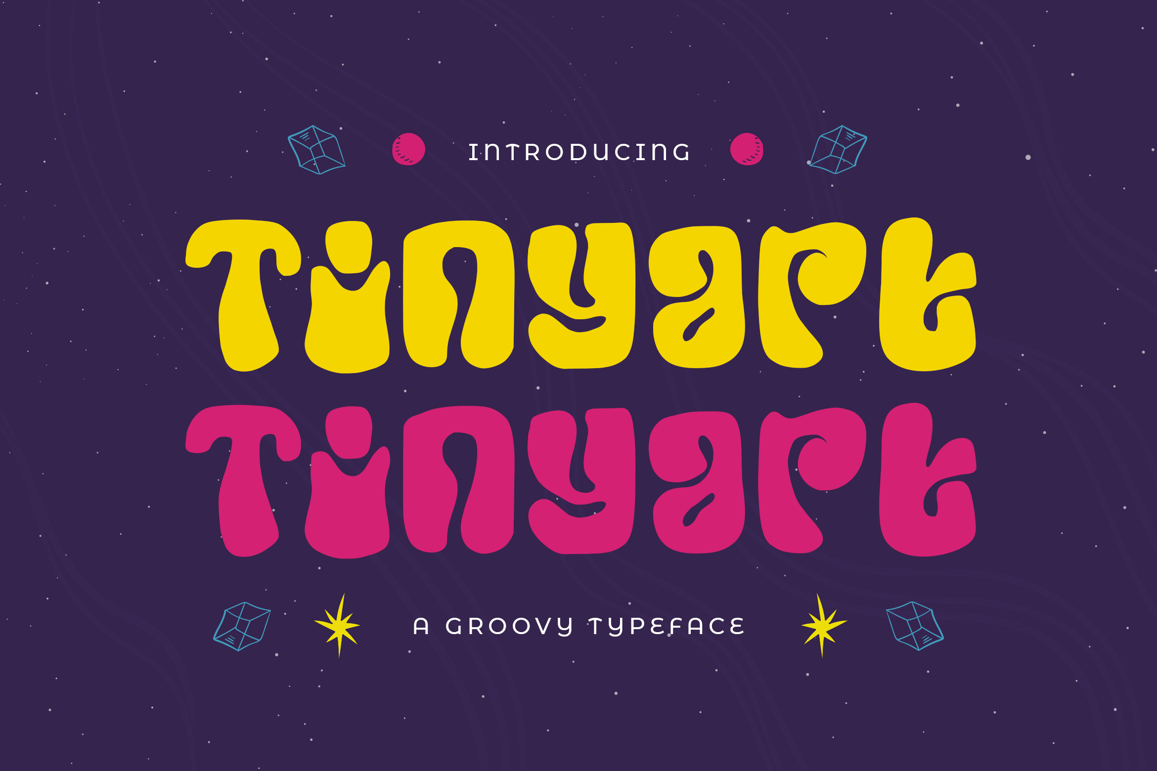 Tinyart A Groovy Typeface Typefactory.co