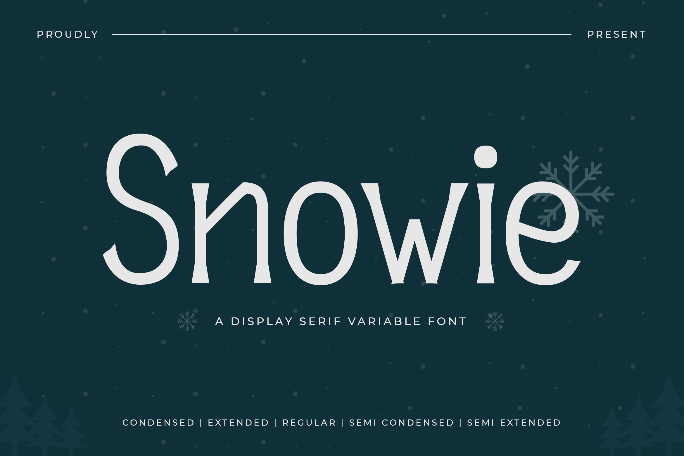 Snowie - A Display Serif Variable Font | Typefactory.co